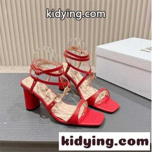 洗練された 9cm Cest dior コピーブランド ヒールサンダル クリスチャン・ディオール コピーブランド サンダル コピー レッドkid26DCOH5b