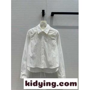 カジュアル おしゃれ トラペーズ シャツ ロエベ スーパーコピー シャツ コピー ホワイトkid26iWT1fq