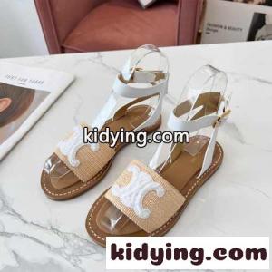 セリーヌ コピー サンダル コピー レディース celine コピー リンピア フラット ストラップサンダルkid26Diqamq