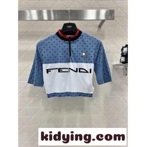 ポルカドット 半袖 トップス フェンディ コピーブランド Tシャツ スーパーコピーkid264551ru