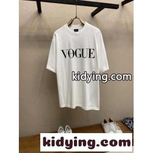 バレンシアガ コピー Tシャツ コピー ユニセックス オーバーサイズ プリント 半袖Tシャツ ホワイトkid26uCeiae