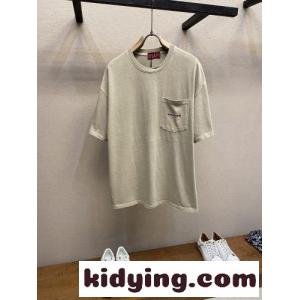 カジュアル 合わせやすい クルーネック 半袖Tシャツ グッチ ブランド コピー Tシャツ 偽物 トップスkid2651fSXr
