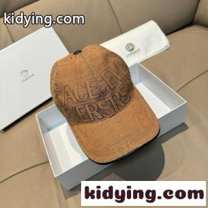 ヴェルサーチ スーパーコピーェ キャップ 偽物 ベースボールキャップ 総柄 人気 ブラウンkid265T999z