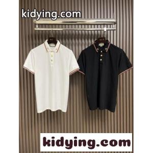 洗練された グッチ スーパーコピー Tシャツ 偽物 コットンピケ ポロシャツ 半袖トップスkid26XnaCqi