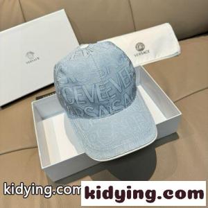総柄 人気 ヴェルサーチ ブランド コピーェ キャップ 偽物 ベースボールキャップ ブルーkid26jm0nCy