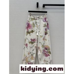 お洒落 プリント デニムパンツ ロエベ コピー ジーンズ コピー レディースkid2655Diqa