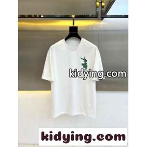 人気新作 コットン クルーネック Tシャツ バーバリー ブランド コピー 半袖Tシャツ コピー ホワイトkid26OzGPrq