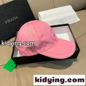 大人気！シンプル 上品 ベースボールキャップ プラダ コピー キャップ 偽物 ピンクkid26iW9XXv