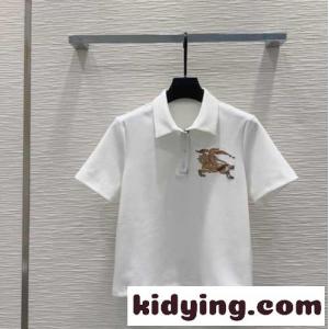 カジュアル コットン ポロシャツ バーバリー コピー Tシャツ コピー 半袖 ホワイトkid26Lv8zCe