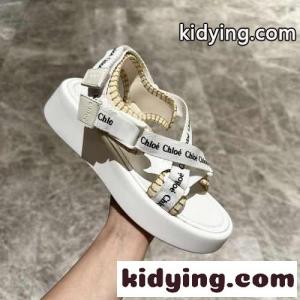 カジュアル 快適 プラットフォーム サンダル クロエ サンダル コピー ホワイトkid26Gbu4zm
