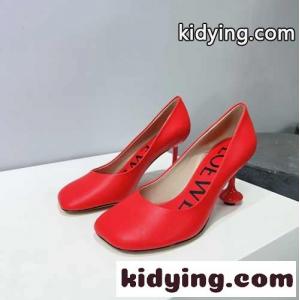 人気 エレガント 9.5CM トイ パンプス ロエベ コピー パンプス スーパーコピー レッドkid26bqKHvq