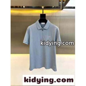 カジュアル ハーフジップ ポロシャツ サルヴァトーレ・フェラガモ 半袖Tシャツ コピー ライトブルーkid269jK5Hf