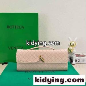 ハンドル付き ロング クラッチバッグ ボッテガ・ヴェネタ バッグ スーパーコピー ピンクkid26fyuemq