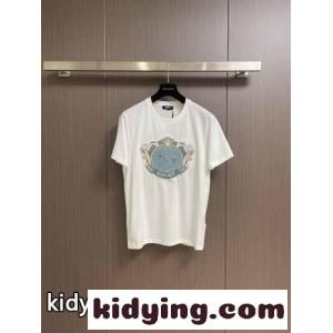 ラインストーン ヒトデ ブラゾン 半袖Tシャツ ヴェルサーチ コピーェ Tシャツ スーパーコピー ホワイトkid26nODKjy