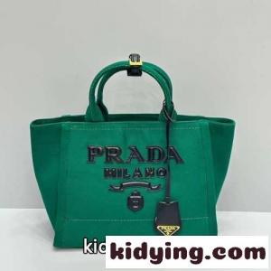 カジュアル キャンバス トートバッグ プラダ スーパーコピー バッグ コピー レディース グリーンkid26a4rqqi