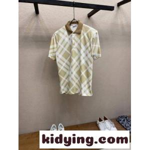 定番 チェック ポロシャツ バーバリー コピーブランド 半袖Tシャツ コピー ベージュkid26HfaeKv