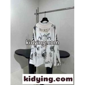 オーバーサイズ ロングスリーブTシャツ バレンシアガ コピー 長袖Tシャツ コピー ユニセックスkid26iGLvGD
