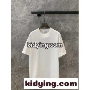 定番 刺繍入り クルーネック コットンTシャツ バーバリー コピーブランド 半袖Tシャツ コピー ホワイトkid26T1vq8D