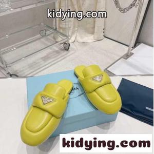 プラダ コピー サンダル コピー ソフト パデッドナッパレザー サボ レディースkid26qyOXru