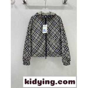 クロップド リバーシブル チェック ジャケット バーバリー コピーブランド ジャケット コピーkid26DK9Tru