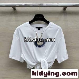 LVパッチセルフタイTシャツ ルイ・ヴィトン 半袖Tシャツ コピー レディースkid26y4LXve
