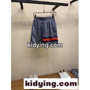 GG 薄手ストレッチ グッチ スーパーコピー パンツ コピー メンズ ショートパンツ グレーkid26bmGz4f