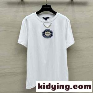 ルイ・ヴィトン 半袖Tシャツ コピー レディース LVパッチTシャツkid26HnaSvq
