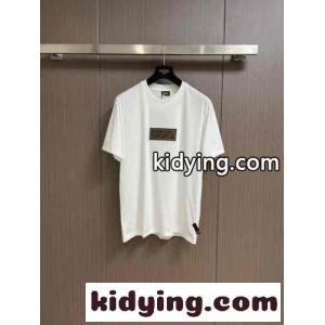 フェンディ コピー 半袖Tシャツ コピー シンプル 合わせやすい クルーネック ホワイトkid26nWH5Hz