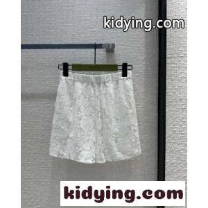 フローラル レース ショートパンツ グッチ スーパーコピー パンツ コピー ホワイトkid26biyK9v
