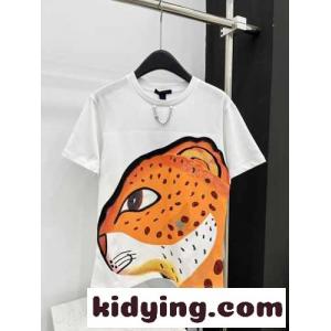 注目される ヒョウ柄 コットンTシャツ ルイ・ヴィトン 半袖Tシャツ コピー 人気kid26yW5jeC