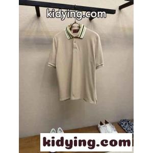 カジュアル グッチ ブランド コピー 半袖Tシャツ コピー コットンピケ ポロシャツkid26eGf01D
