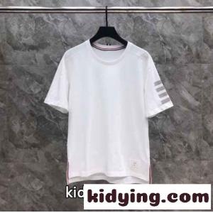定番 合わせやすい トムブラウン コピー 半袖Tシャツ コピー クルーネック ホワイトkid26SnqiKz