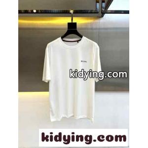 シンプル ロゴ入り クルーネック エルメネジルド・ゼニア 半袖Tシャツ コピー ホワイトkid26L5zO1f