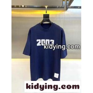 快適 ゆったり トムブラウン コピー 半袖Tシャツ コピー コットンTシャツ ネイビーkid26b85r4r
