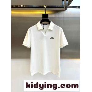 大人 カジュアル スキッパーポロシャツ エルメネジルド・ゼニア 半袖Tシャツ コピー ホワイトkid26reKb0z
