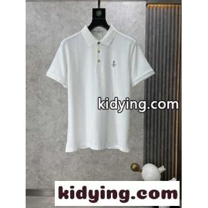 トムブラウン コピー 半袖Tシャツ コピー カジュアル コットンピケ ポロシャツ ホワイトkid26nGXz4b