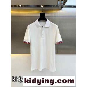 定番 コットンピケ ポロシャツ モンクレール コピーブランド 半袖Tシャツ コピー ホワイトkid261zaS5j