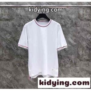 カジュアル ストライプ Tシャツトムブラウン コピー 半袖Tシャツ コピー ホワイトkid26CWvyOb