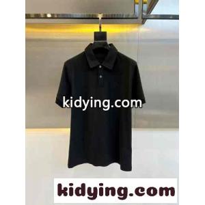 洗練された エルメネジルド・ゼニア 半袖Tシャツ コピー コットンピケ ポロシャツ ブラックkid269rm0bu