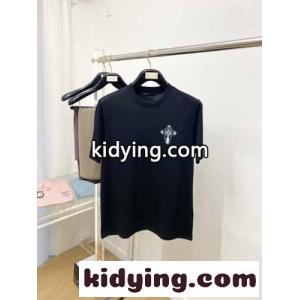 カジュアル クロムハーツ コピーブランド 半袖Tシャツ コピー プリント ストリート ブラックkid26S1za4r