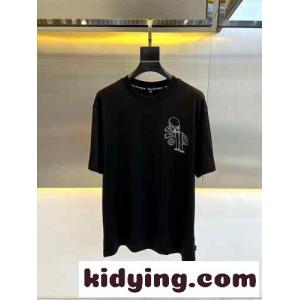 カジュアル コットン プリント フィリッププレイン 半袖Tシャツ コピー ブラックkid26f01DuC
