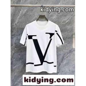 Vロゴプリント クルーネック Tシャツ ヴァレンティノ コピーブランド 半袖Tシャツ コピー ホワイトkid26Cq4Xzy