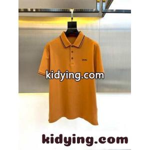 エルメネジルド・ゼニア 半袖Tシャツ コピー ロゴ コットンピケ メンズ ポロシャツ ブラウンkid26KX9bmy