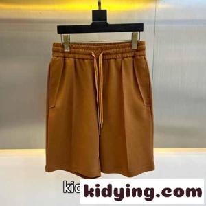 カジュアル ゆったり エルメネジルド・ゼニア パンツ コピー ショートパンツ ブラウンkid26O9L1zi