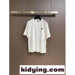 シンプル ケンゾー 半袖Tシャツ コピー LUCKY TIGER エンブロイド クラシック Tシャツ ホワイトkid2615Xrqa