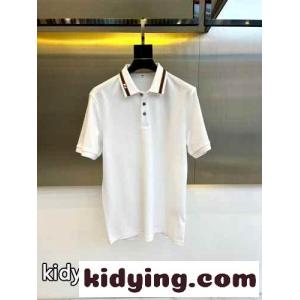 上品 コットンピケ エルメネジルド・ゼニア 半袖Tシャツ コピー メンズ ポロシャツ ホワイトkid26XDGHvC