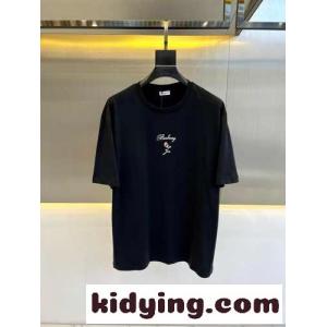 ロゴ ローズ コットンTシャツ バーバリー コピー 半袖Tシャツ コピー ブラックkid269DqOzC