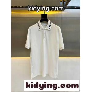 バーバリー コピーブランド 半袖Tシャツ コピー クラシック コットンピケ ポロシャツ ホワイトkid26faOT1n