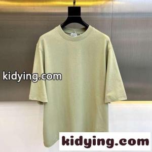 シンプル カジュアル コットンTシャツ バーバリー コピー 半袖Tシャツ コピー カーキkid26fKLH5r