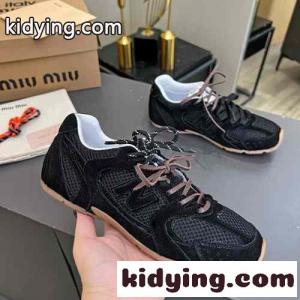 ミュウミュウ コピー スニーカー コピー New Balance x miu miu コピー xxx スエードxメッシュ スニーカー ブラックkid26OLn8XD